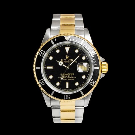 steel and gold rolex submariner|Rolex 16613 vs 16613t.